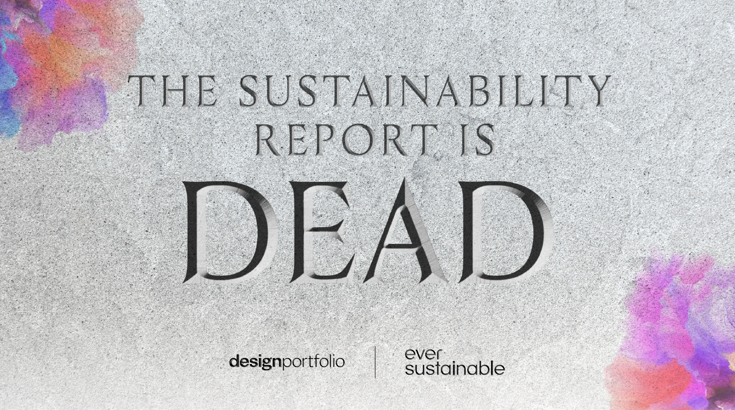 sustainability report is dead cover.png